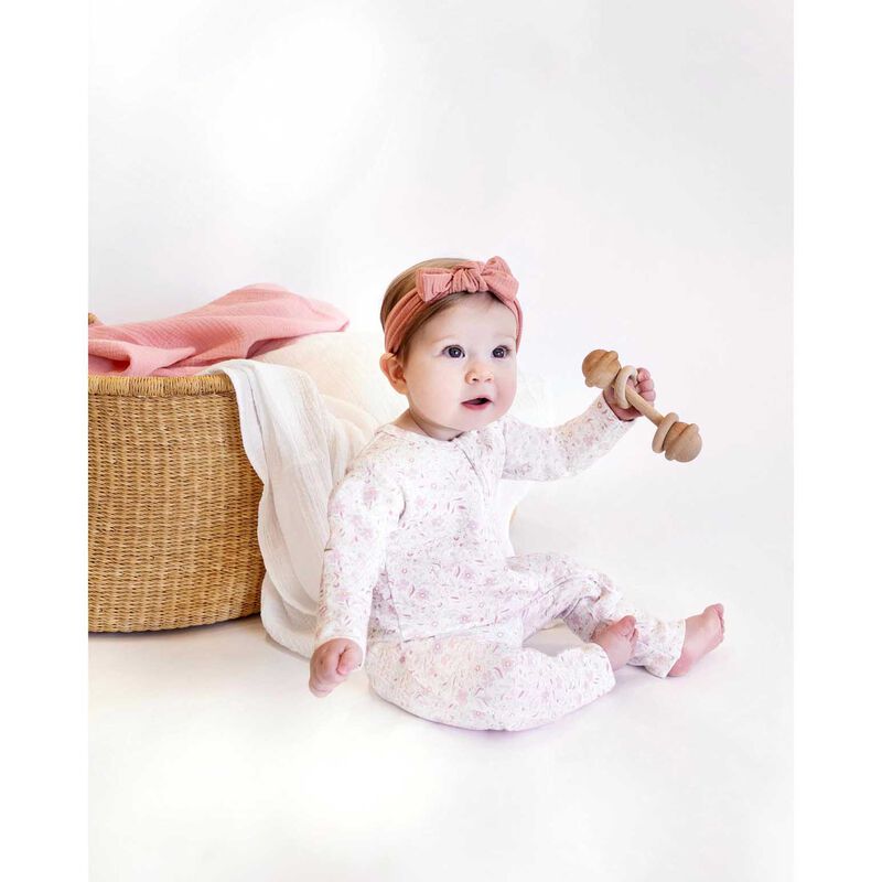 B&eacute;b&eacute; Faye Print Organic Zipsuit image number 1